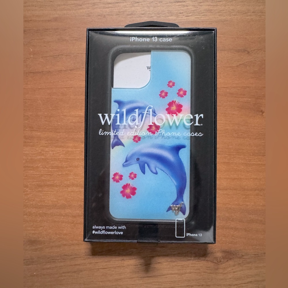Wildflower iPhone 13 case Dolphin Love